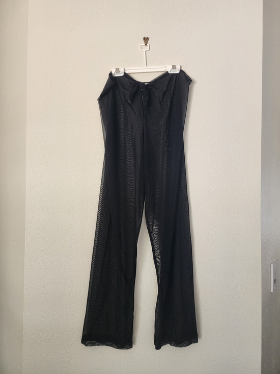 La Palapa Pants - Women’s Black Sheer Mesh Pants